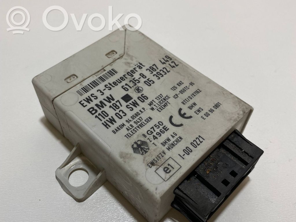 BMW 5 E39 Immobilizer control unit/module 