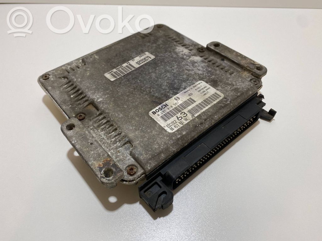 Engine control unit/module   9641188180,0281010567
