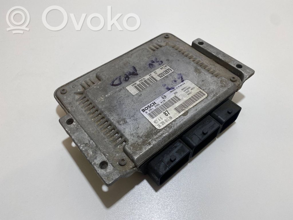 Engine control unit/module   9635591180,0261206418