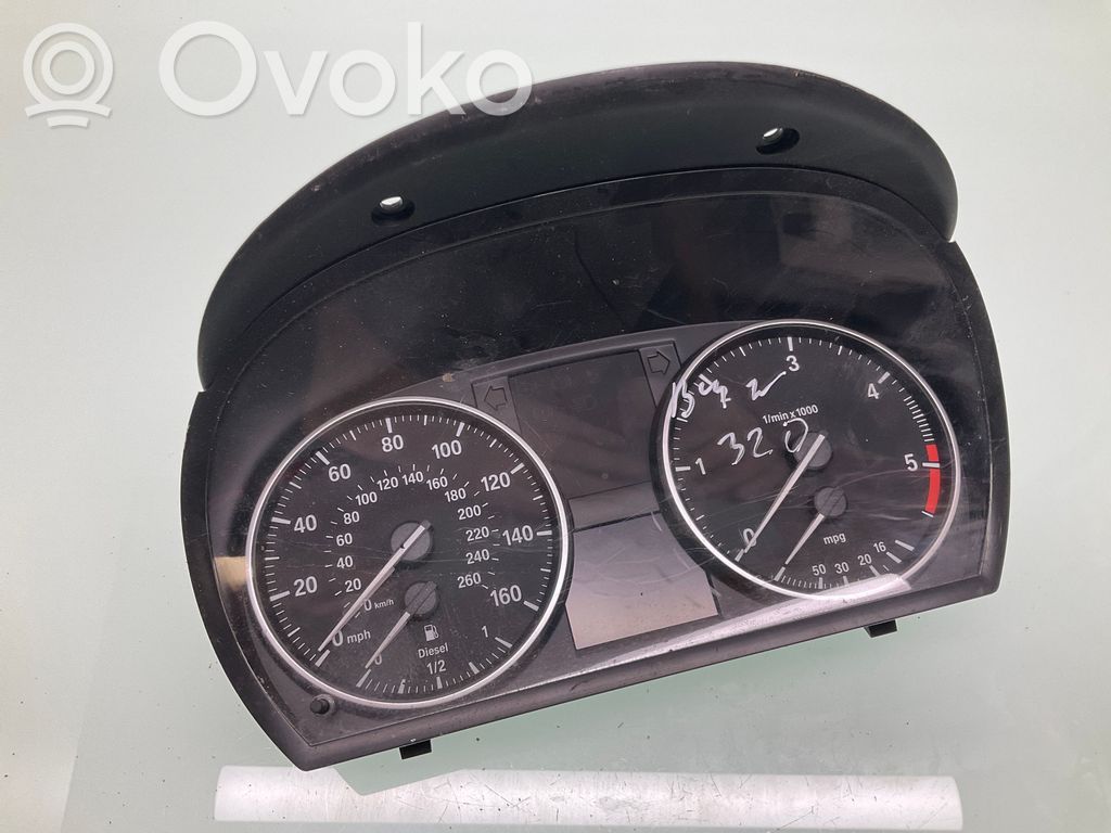 BMW 3 E90 E91 Speedometer (instrument cluster) 