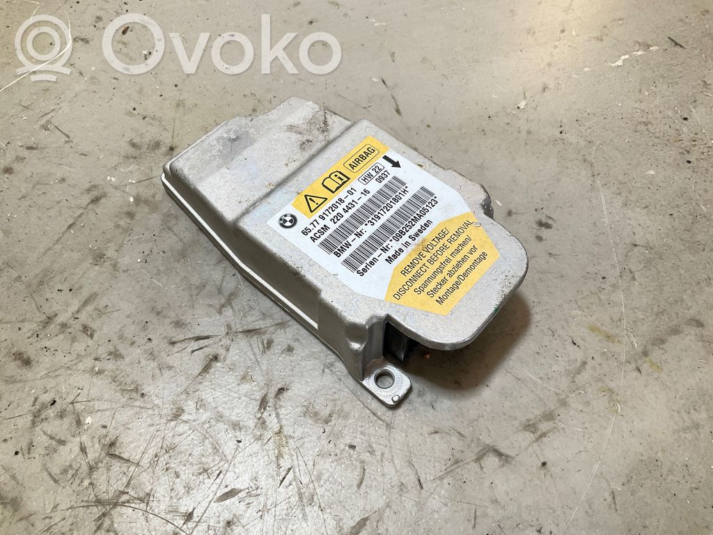 BMW 6 E63 E64 Airbag control unit/module 