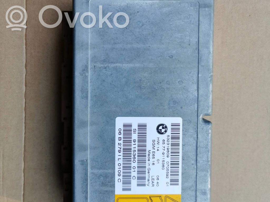 BMW 7 E65 E66 Airbag control unit/module 