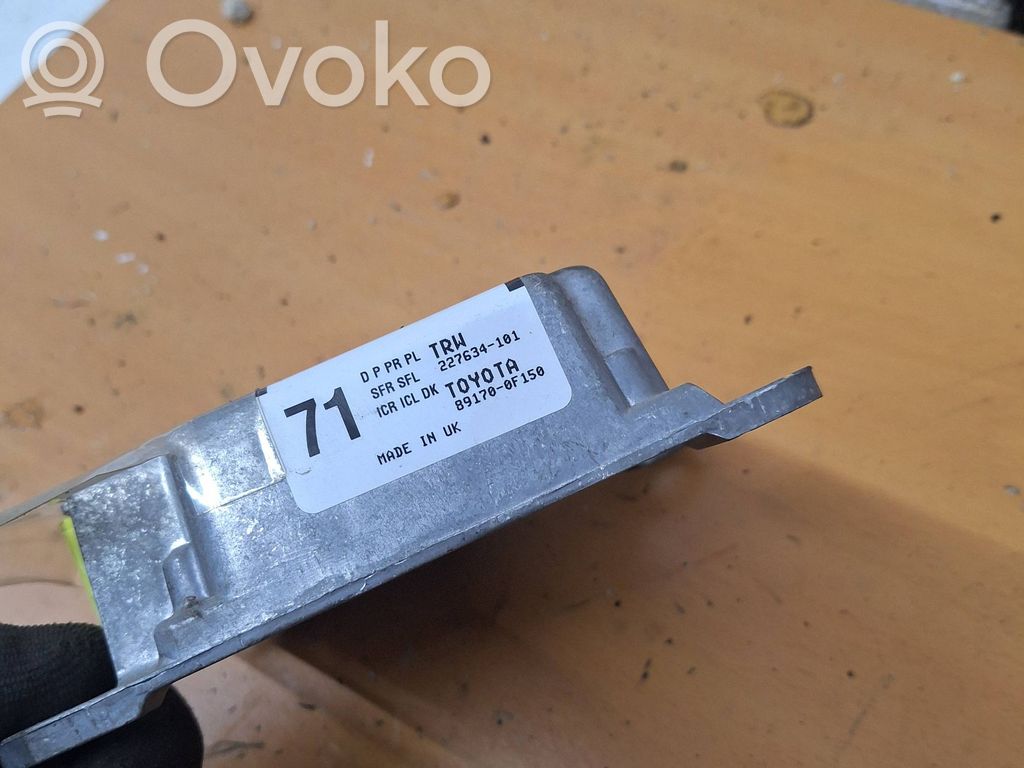 Toyota Verso Airbag control unit/module 
