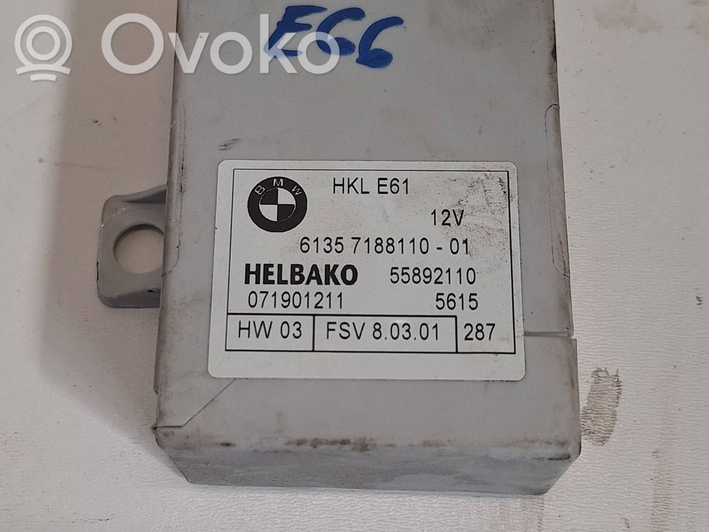 BMW 7 E65 E66 Unité de commande / module de hayon 