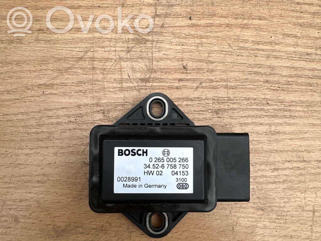 BMW 5 E60 E61 ESP acceleration yaw rate sensor 