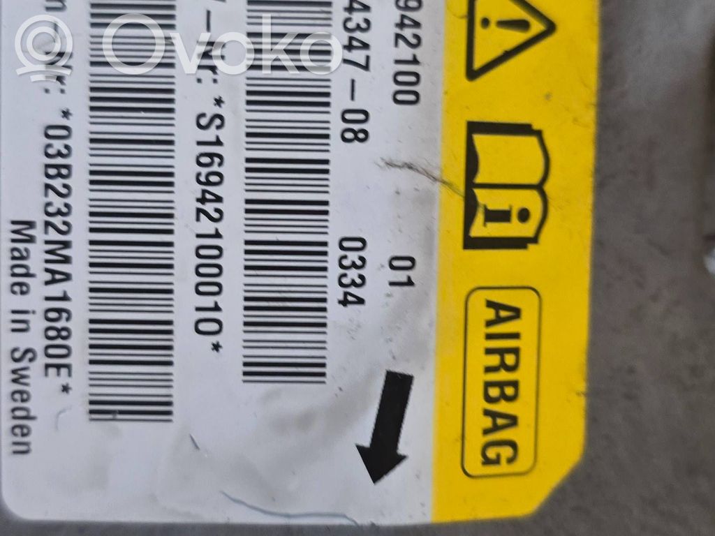 Module de contrôle airbag   6942100,S16942100010,03B232MA1680E,220434708