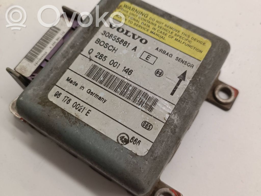 Airbag control unit/module   0285001146,961760021E,30855881A
