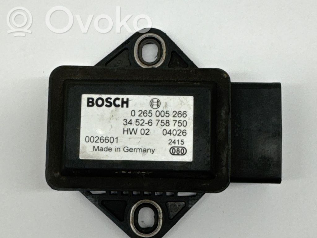 BMW 5 E39 ESP acceleration yaw rate sensor 