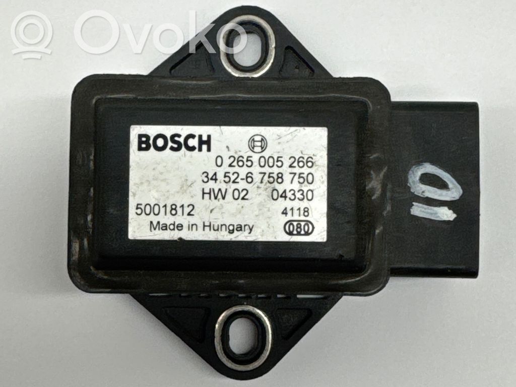 BMW 5 E39 ESP acceleration yaw rate sensor 