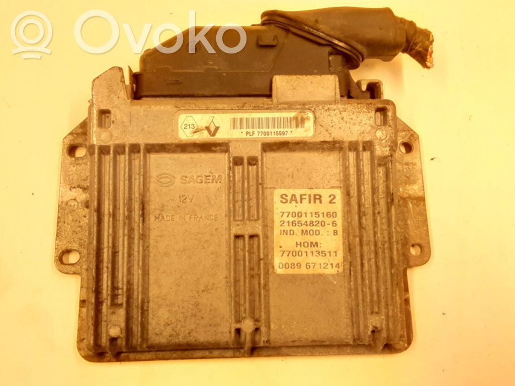 Renault Clio II Engine control unit/module 