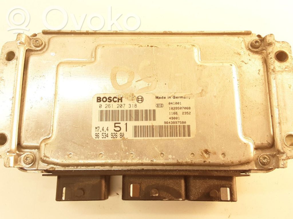 Citroen Xsara Picasso Sterownik / Moduł ECU 