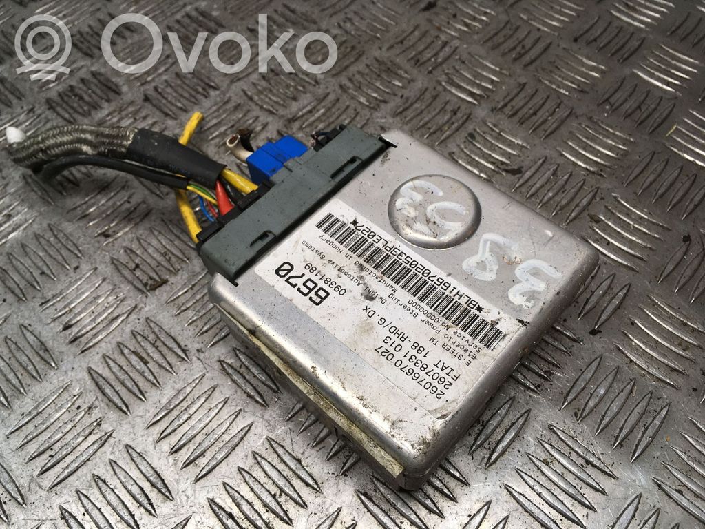 Moduł / Sterownik wspomagania kierownicy   09381189,26076670027,26078331013