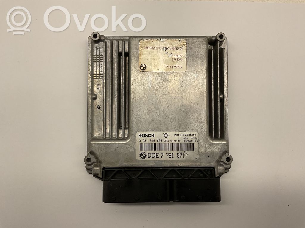 BMW 7 E65 E66 Engine control unit/module 