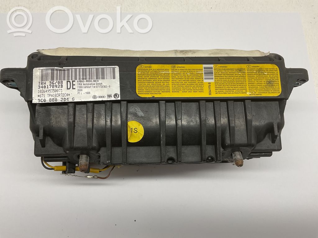 Volkswagen PASSAT B6 Poduszka powietrzna Airbag pasażera 