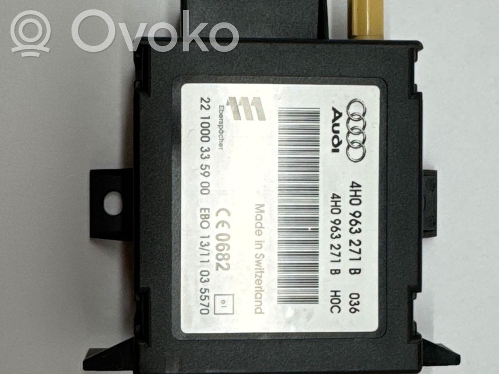Audi A6 S6 C7 4G Unité de commande chauffage Webasto 