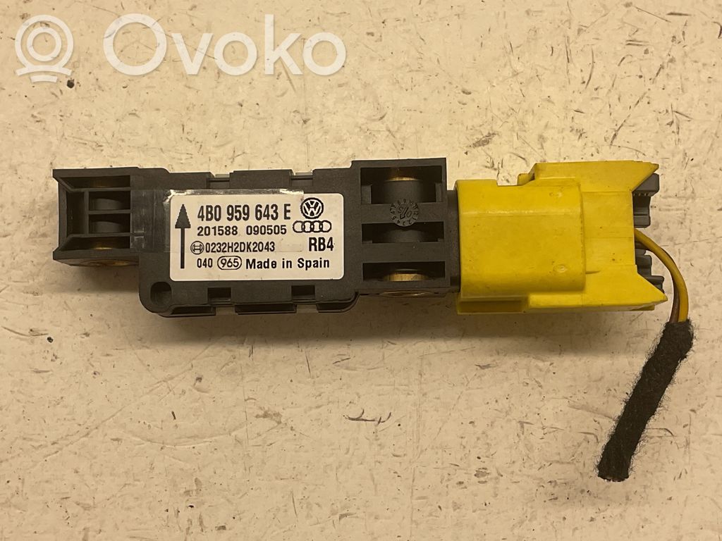 Airbagsensor Crashsensor Drucksensor   4B0959643E,201588,0232H2DK2043,090505