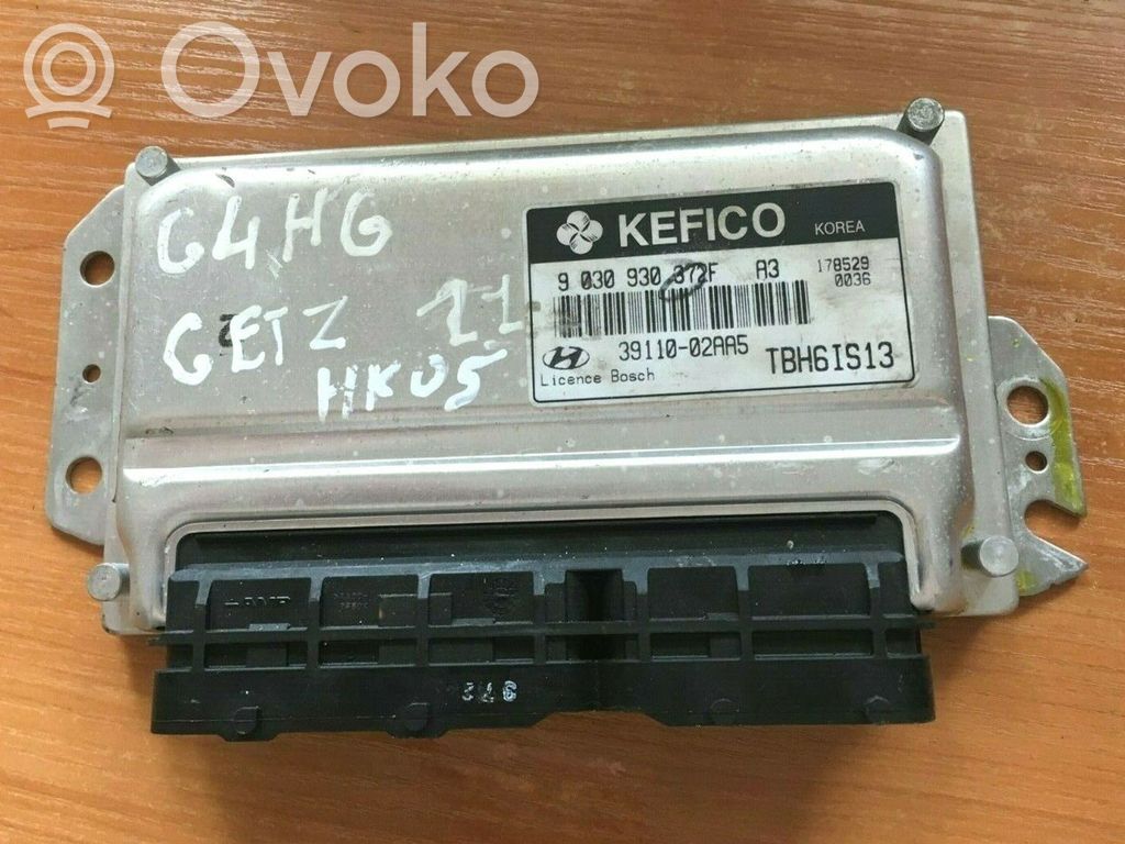 Unidad de control/módulo del motor   9030930372F,3911002AA5