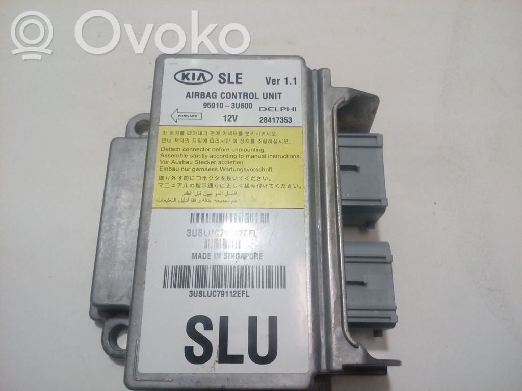 Unidad de control/módulo del Airbag   28417353,959103U600