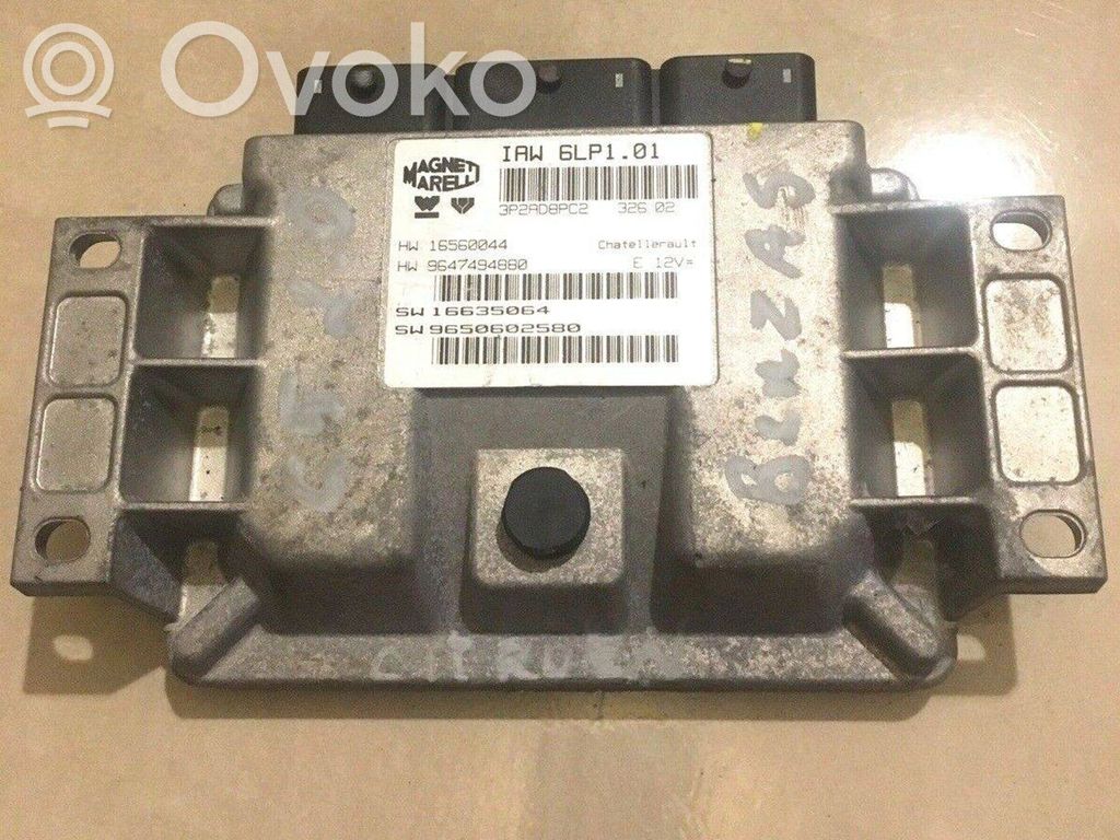 Engine control unit/module   9647494880,16635064,16560044