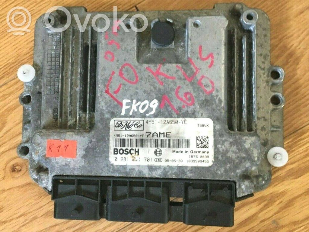 Engine control unit/module   4M5112A650YE,0281011701