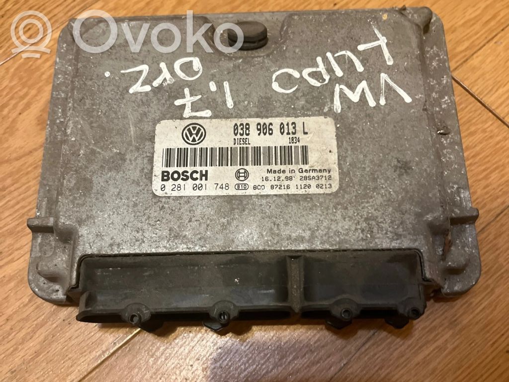Volkswagen Lupo Engine control unit/module 