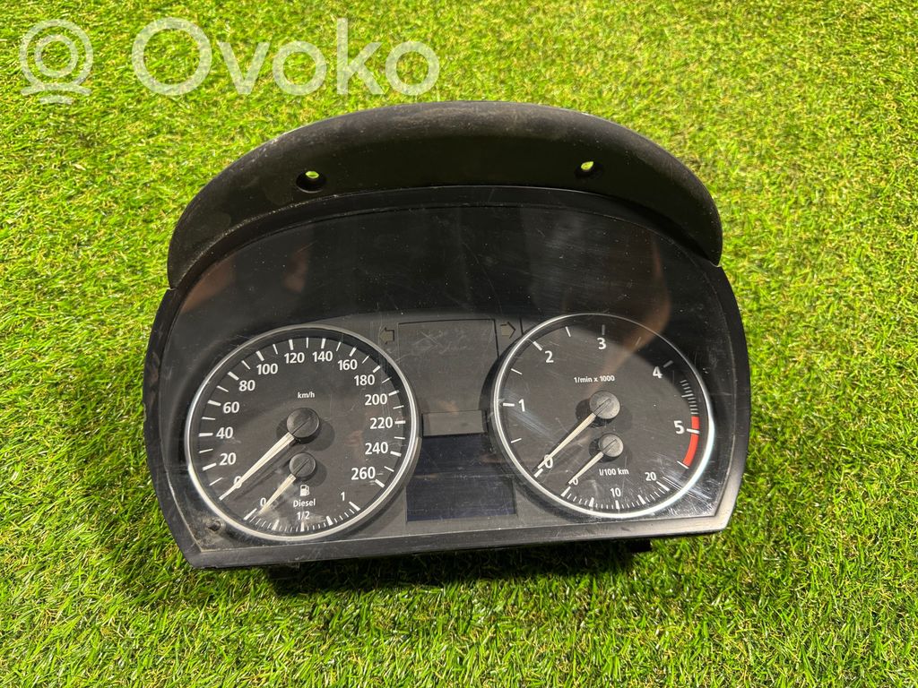 BMW 3 E90 E91 Speedometer (instrument cluster) 