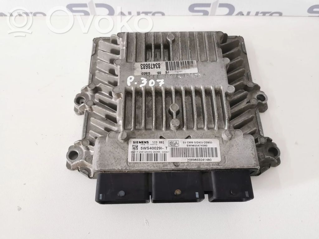 Peugeot 307 Engine control unit/module 