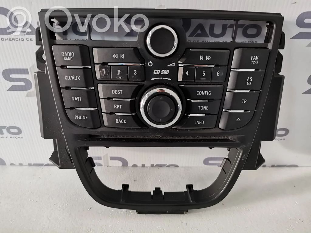 Opel Astra J Mando de control del sonido 