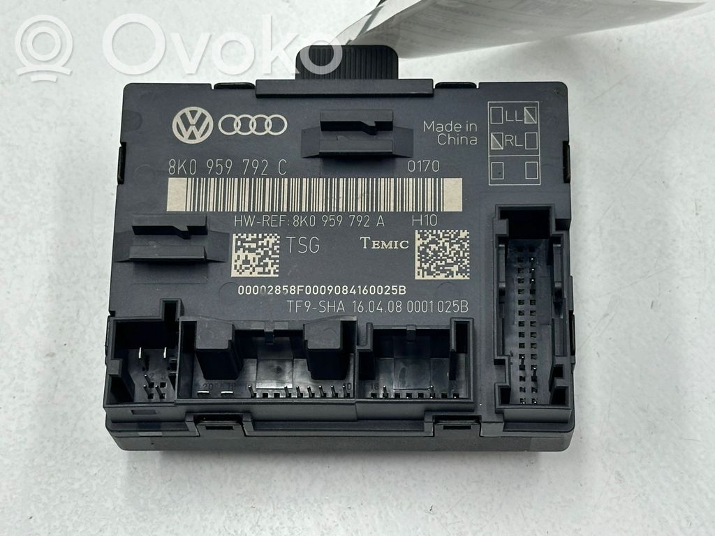 Door control unit/module   8K0959792C,8K0959792A,TF9SHA