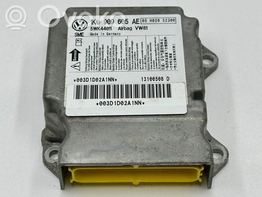 Airbag control unit/module   1K0909605AE,5WK44011
