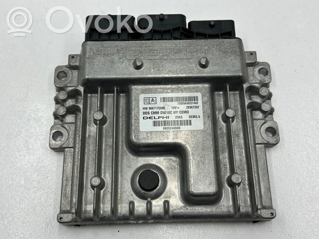 Engine control unit/module   9667175380,28367332,9805240080