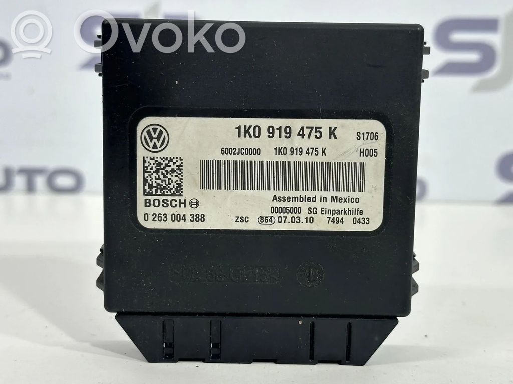 Pysäköintitutkan (PCD) ohjainlaite/moduuli   1K0919475K,0263004388