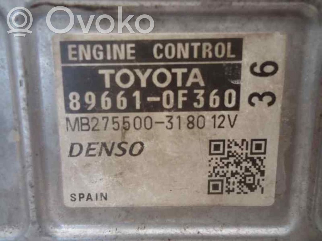Toyota Verso Engine control unit/module ECU 