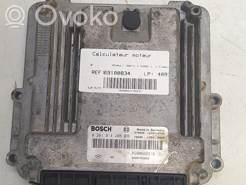 Renault Trafic II (X83) Engine control unit/module 