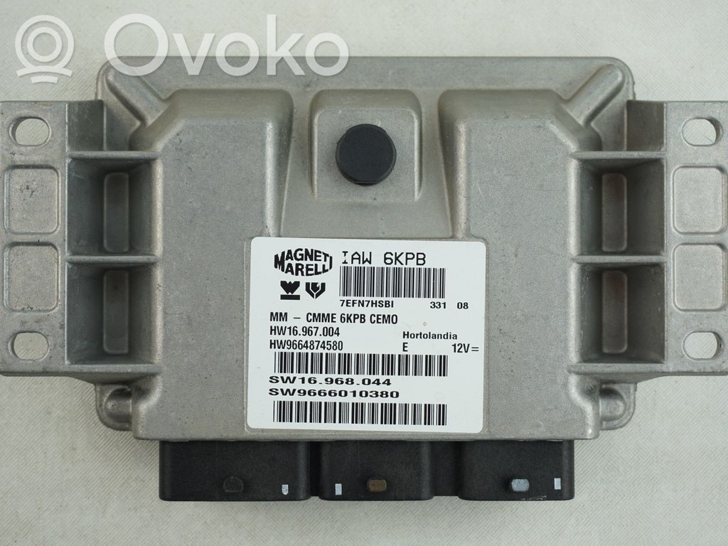 Engine control unit/module   9664874580,9666010380,IAW6KPB