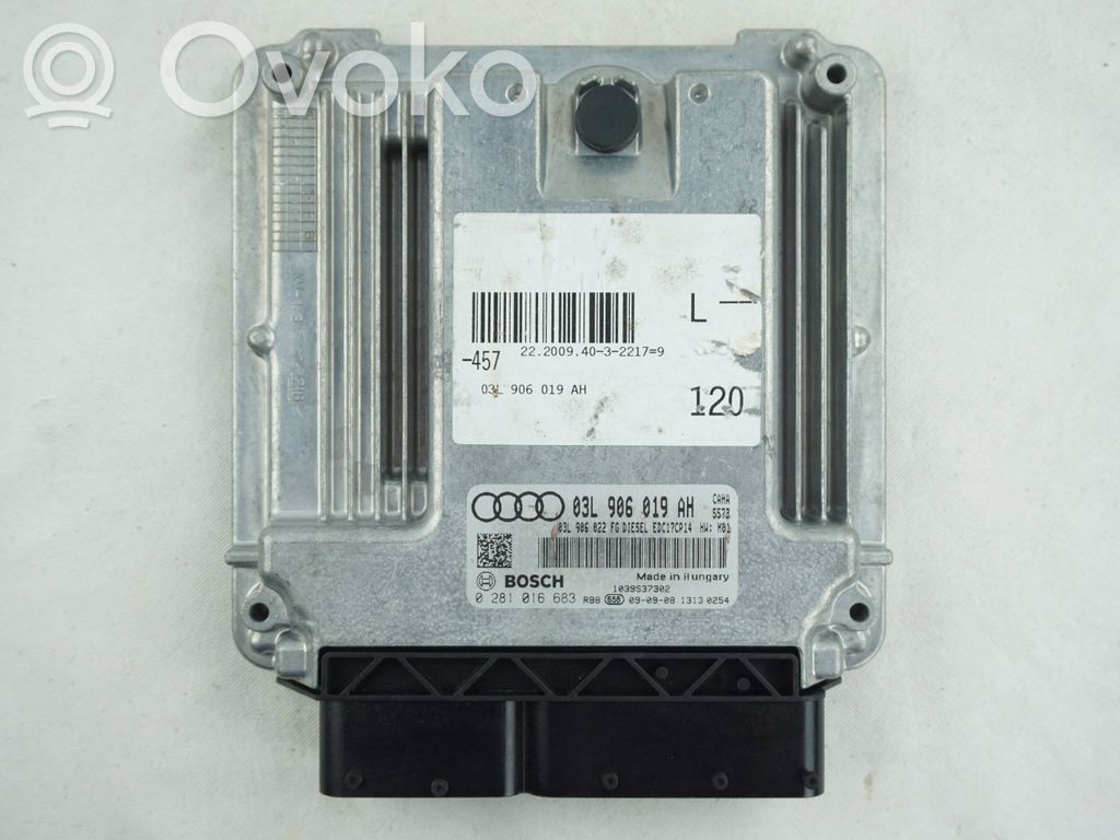 Engine control unit/module   03L906019AH,0281016683