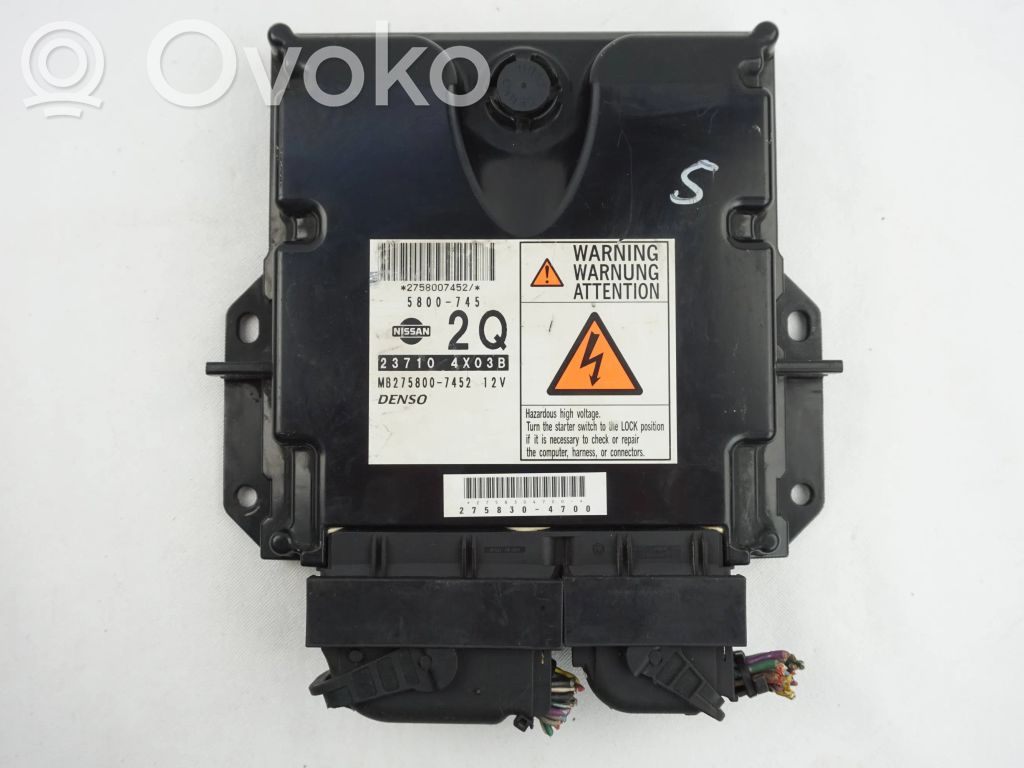 Engine control unit/module   2758007452,237104X03B