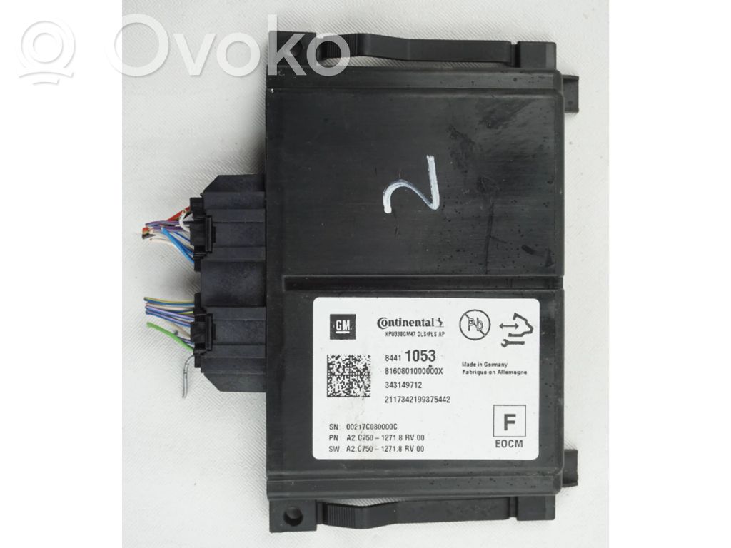 Opel Insignia B Other control units/modules 