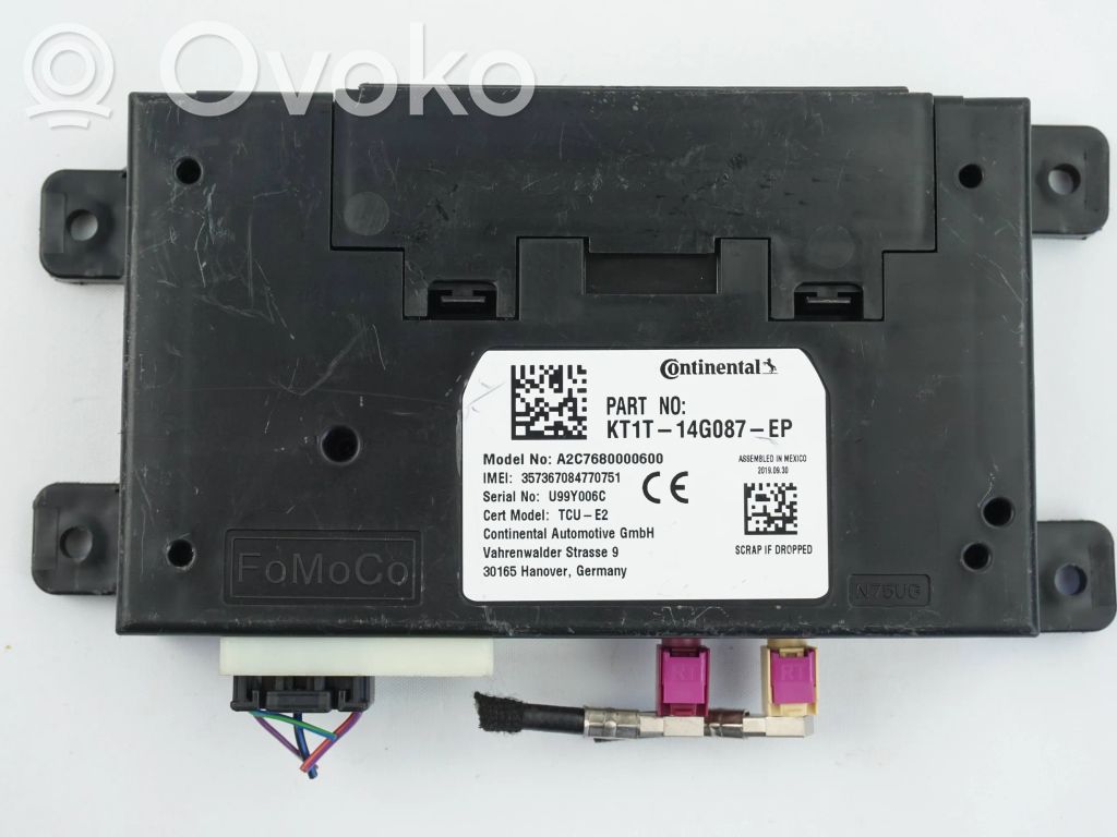 Ford Transit Custom Module unité de contrôle Bluetooth 