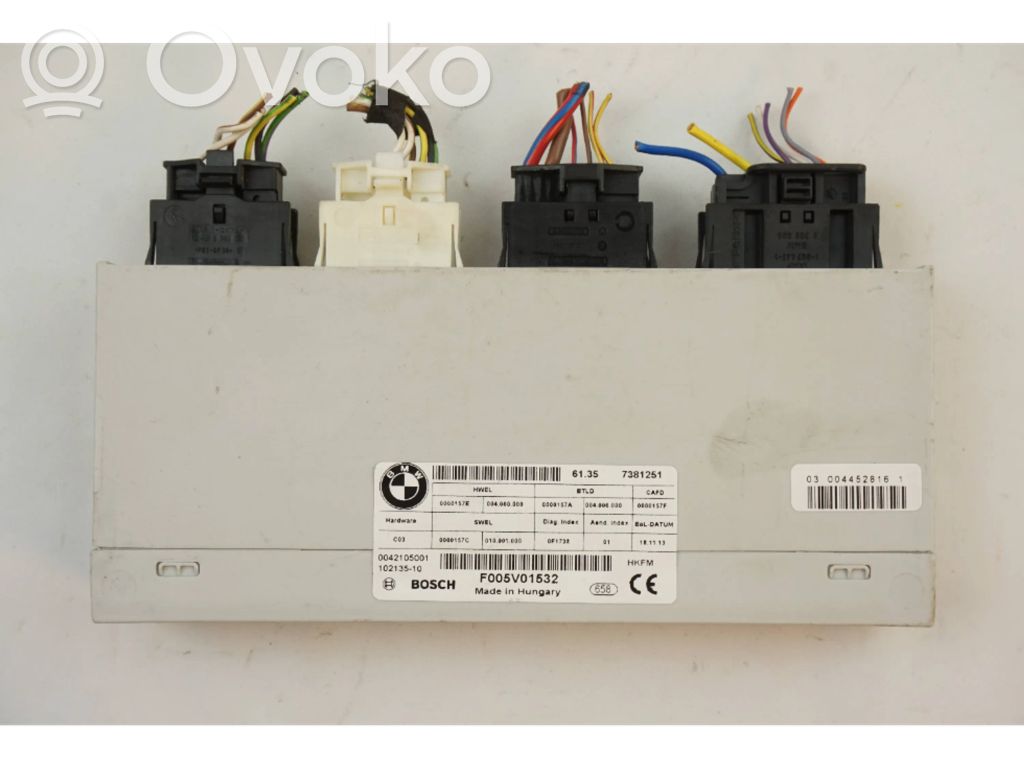 BMW 3 GT F34 Tailgate/trunk control unit/module 