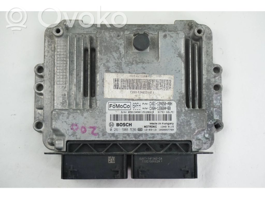 Engine control unit/module   CV6112A650ABH,CV6A12B684BB,0261S08536