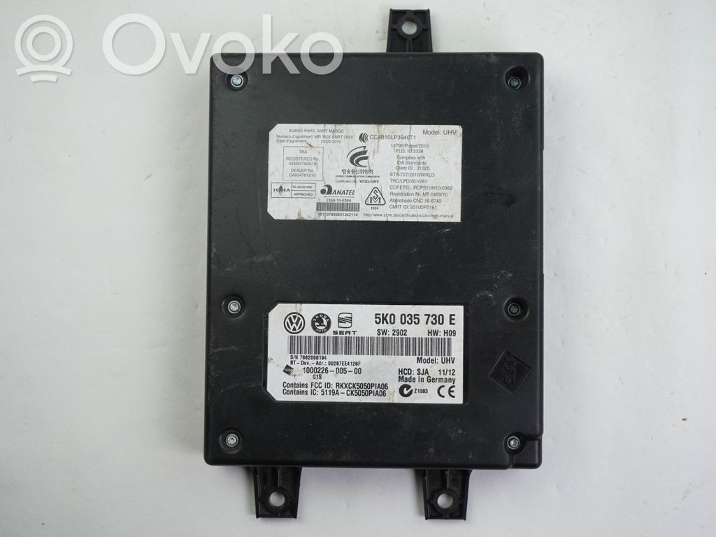 Skoda Octavia Mk2 (1Z) Bluetooth control unit module 
