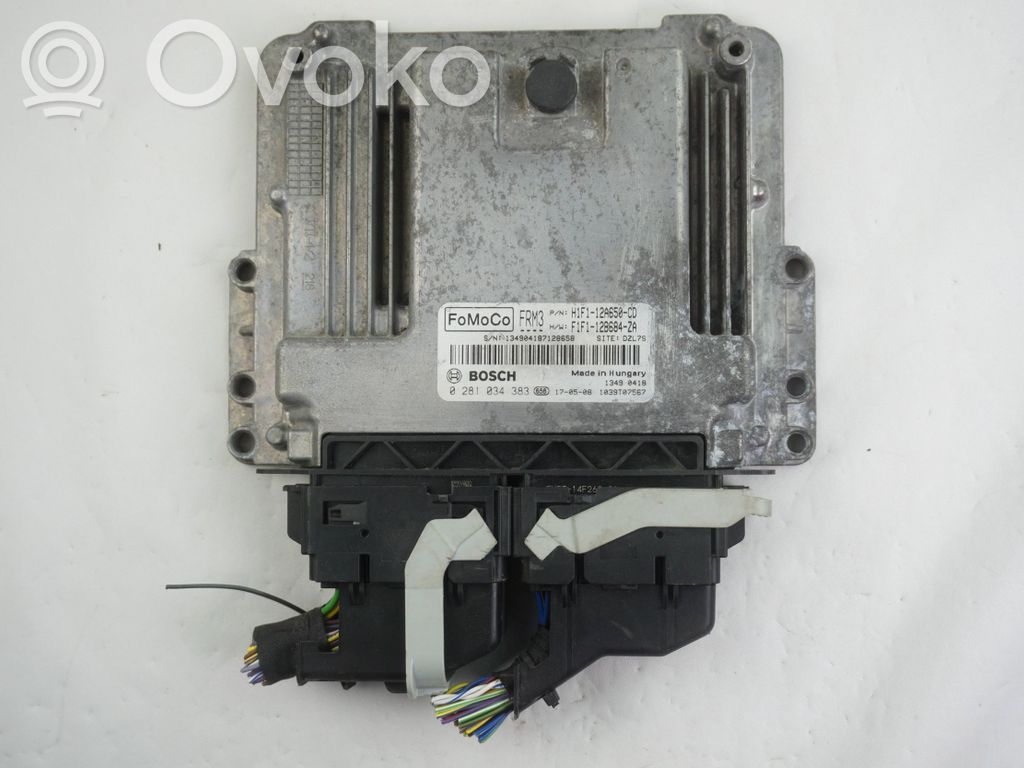 Engine control unit/module   H1F112A650CD,F1F112B684ZA,0281034383