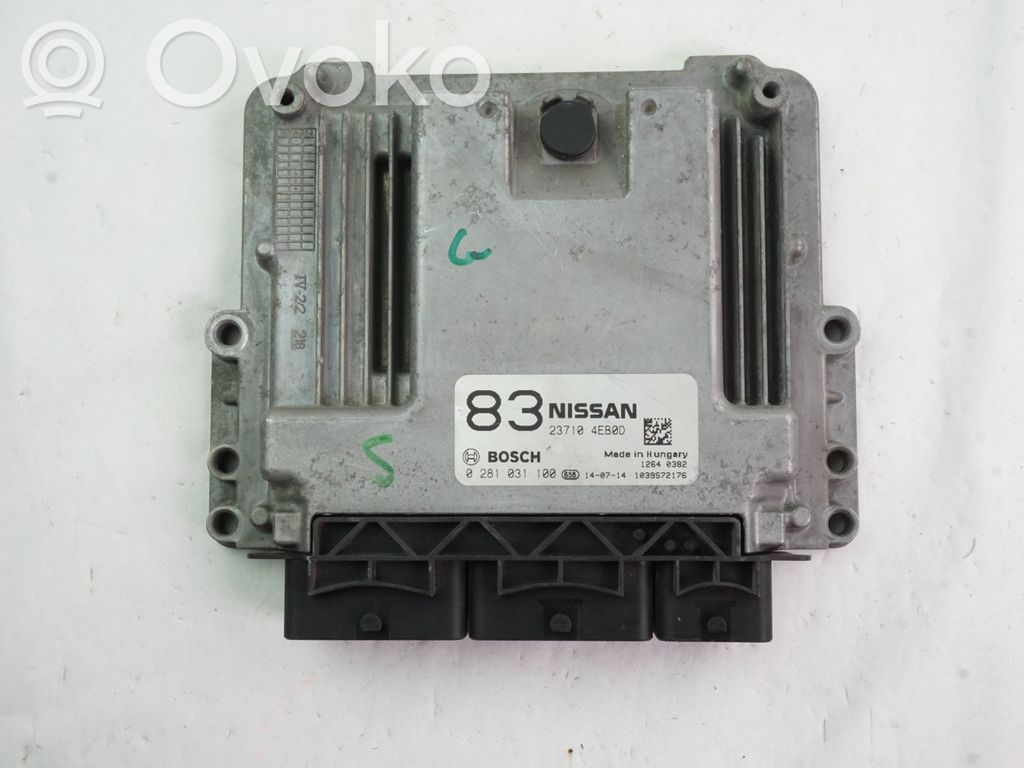 Nissan Qashqai Engine control unit/module 