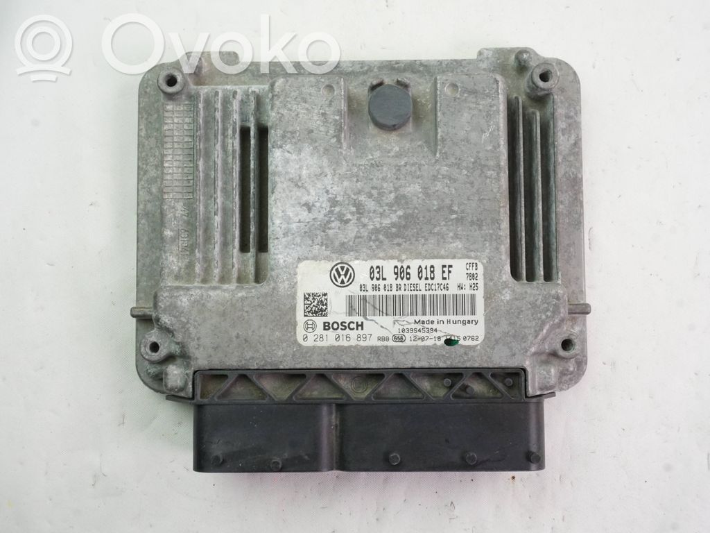 Skoda Superb B6 (3T) Engine control unit/module 