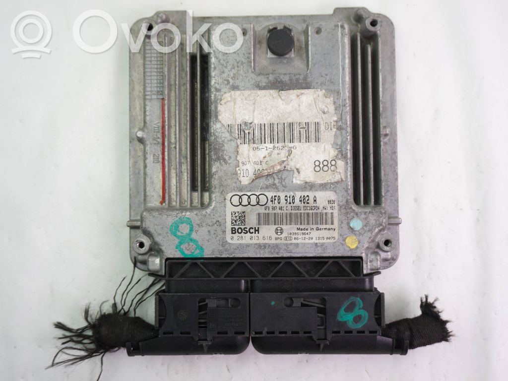 Engine control unit/module   4F0910402A,0281013616