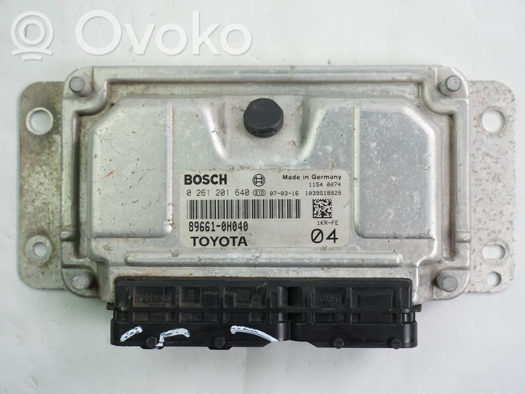 Toyota Aygo AB10 Unité de commande, module ECU de moteur 