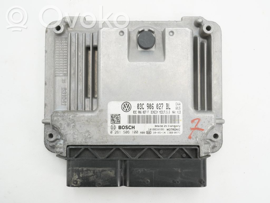 Engine control unit/module   03C906027BL,0261S06100