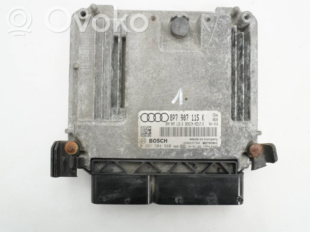 Audi A3 S3 8P Engine control unit/module 