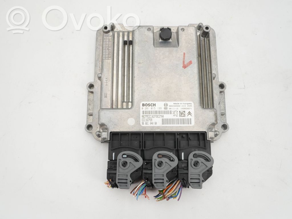 Engine control unit/module   9666104080,0281015199